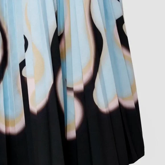 *SOLD* Prada S/S 2012 Pleated Flame Dress - Picture 7 of 7